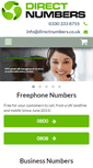 Mobile Screenshot of directnumbers.co.uk